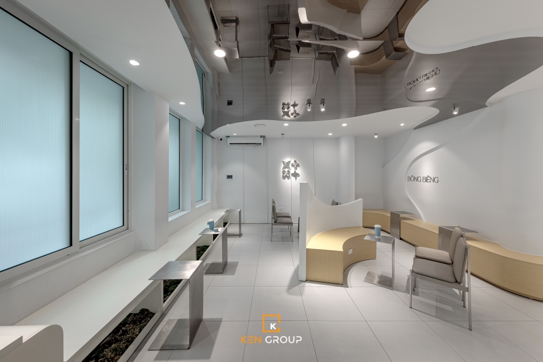 Thi công quán cafe Bông Biêng tại Đội Cấn